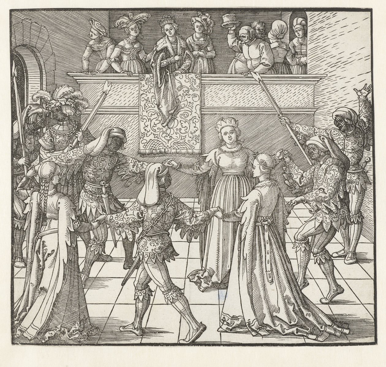 El baile de las antorchas de Albrecht Dürer or Duerer