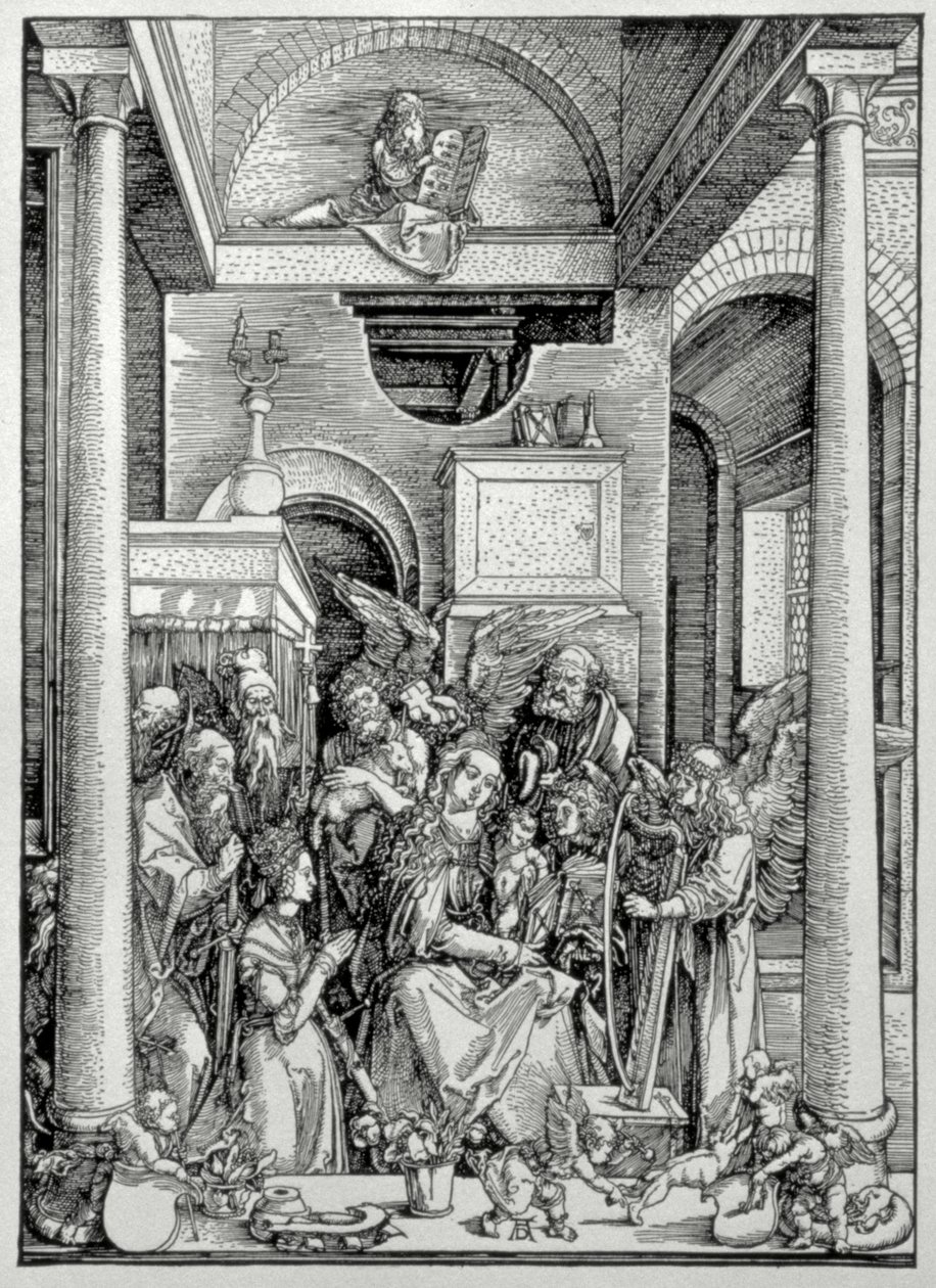 La Virgen y el Niño con Santos de Albrecht Dürer
