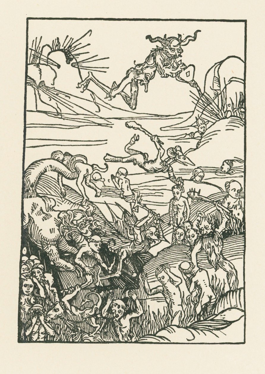 El eterno lamento de los condenados de Albrecht Dürer or Duerer