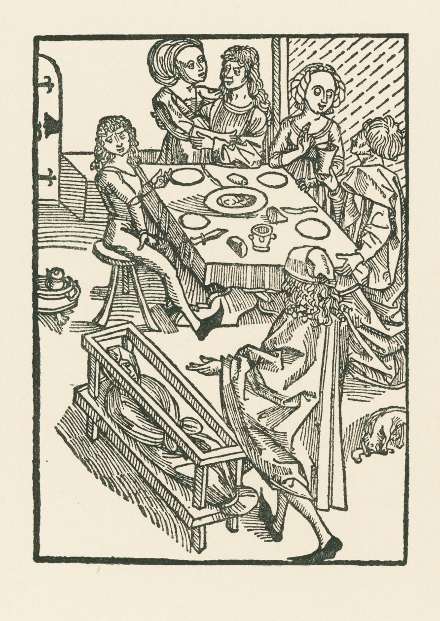 Las alegrías del mundo y la advertencia de la muerte de Albrecht Dürer or Duerer