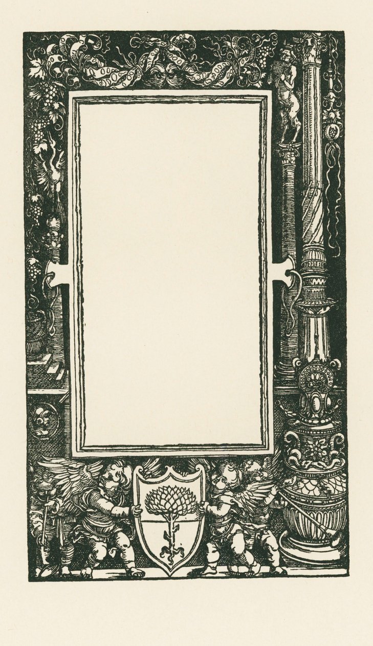 Portada de Plutarco: De his qui tarde de Albrecht Dürer or Duerer