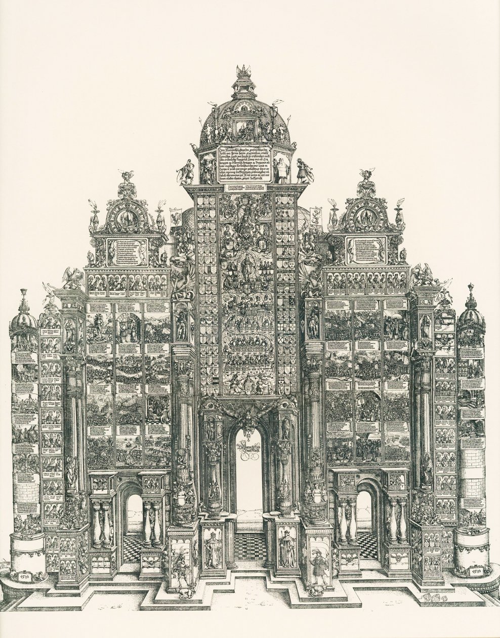 Arco de triunfo del emperador Maximiliano I de Albrecht Dürer or Duerer
