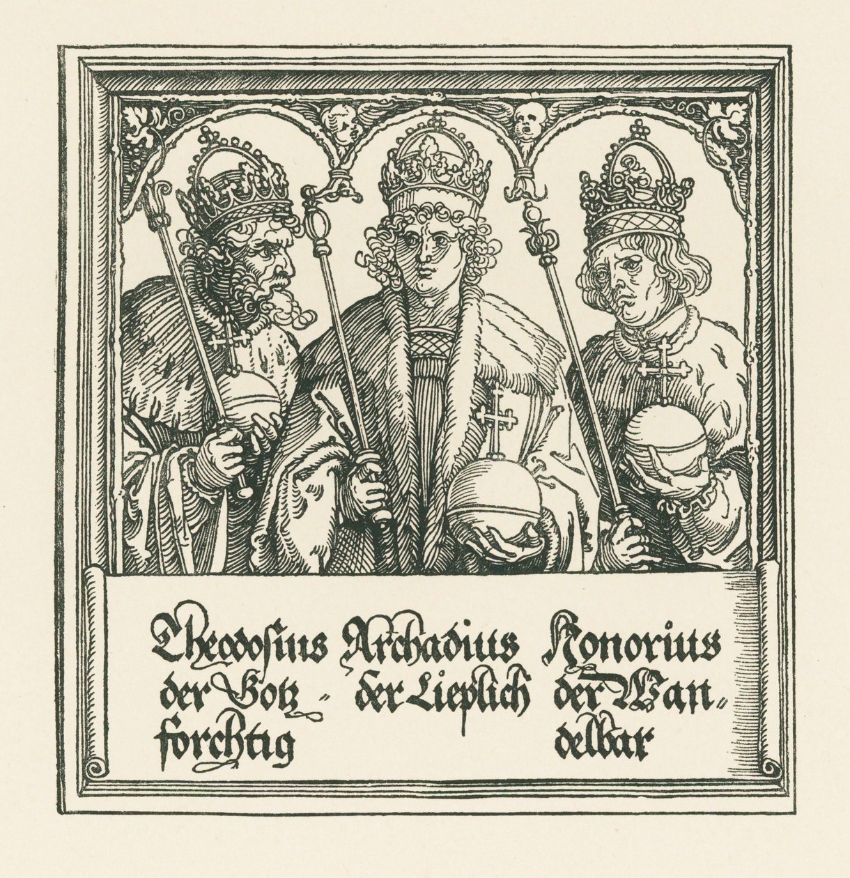 Arco de triunfo del emperador Maximiliano I de Albrecht Dürer or Duerer