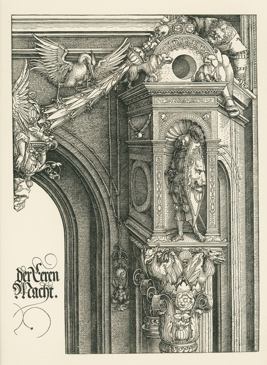 Arco de triunfo del emperador Maximiliano I de Albrecht Dürer or Duerer