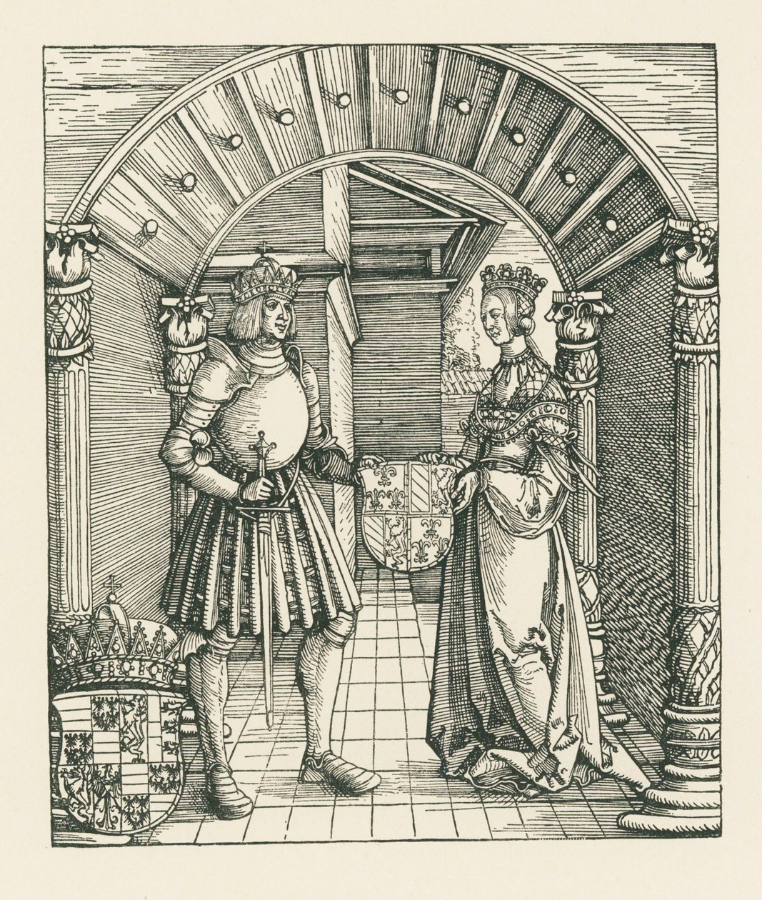 Arco de triunfo del emperador Maximiliano I de Albrecht Dürer or Duerer