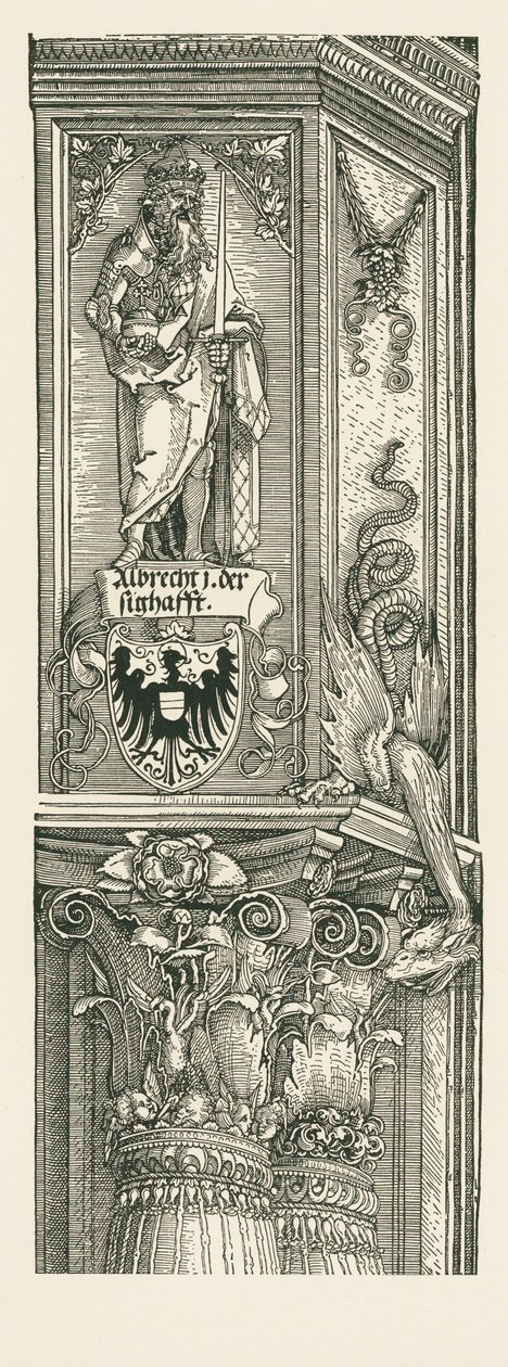 Arco de triunfo del emperador Maximiliano I de Albrecht Dürer or Duerer