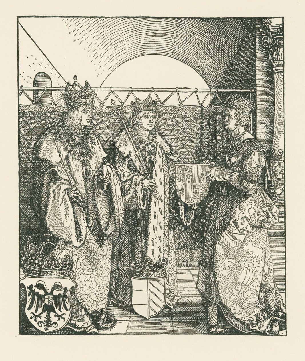 Arco de triunfo del emperador Maximiliano I de Albrecht Dürer or Duerer