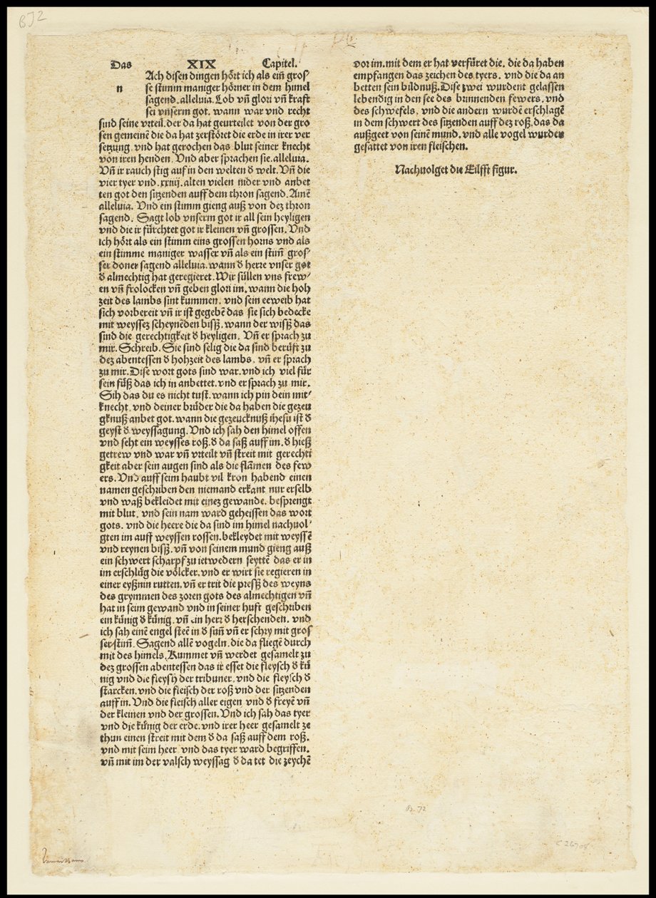 Reverso del Apocalipsis, San Miguel luchando contra el dragón de Albrecht Dürer