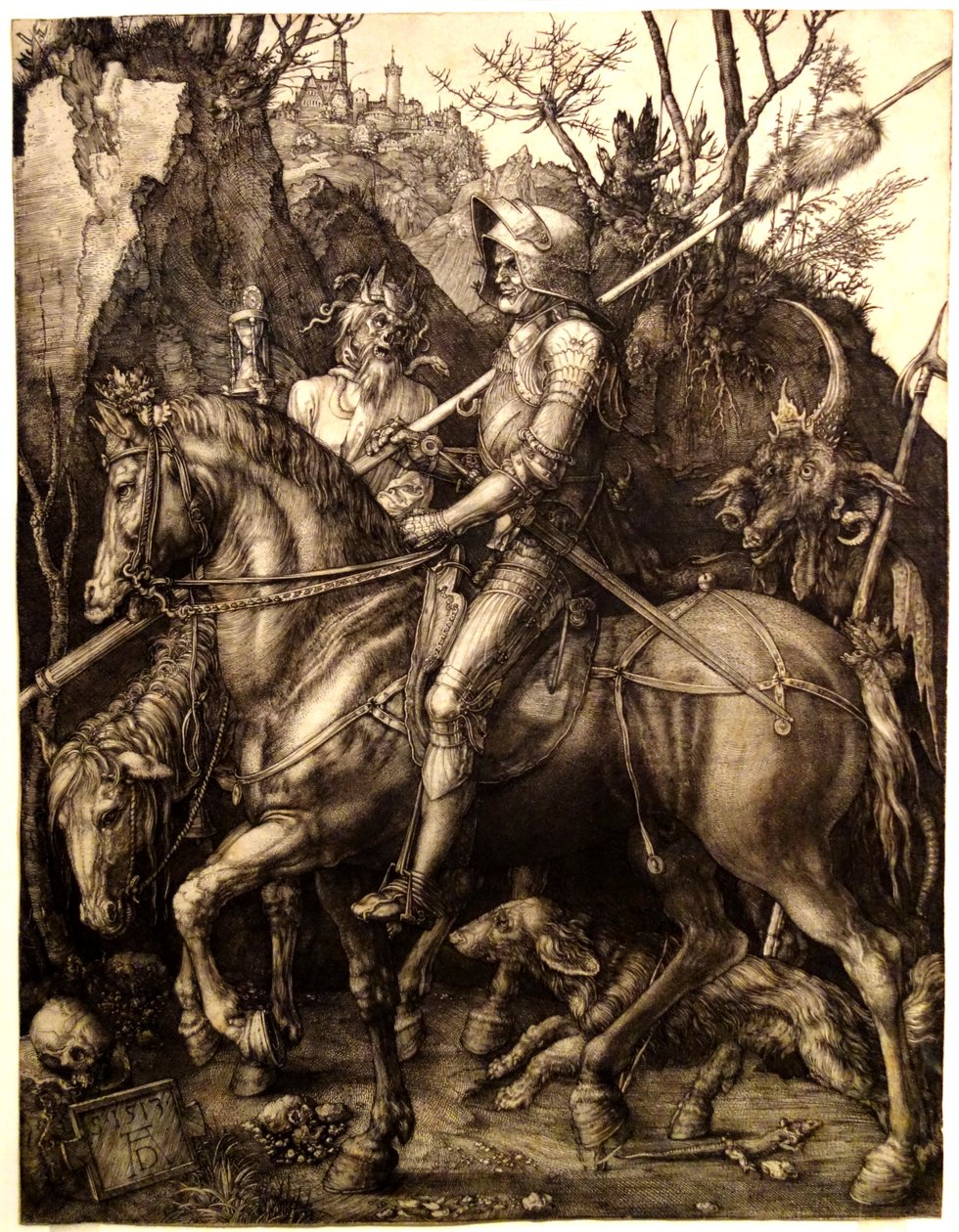 Durero - El Caballero del Diablo de Albrecht Dürer