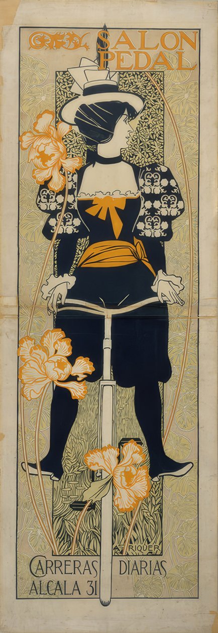 Salón Pedal (Cartel publicitario) de Alejandro de Riquer Inglada