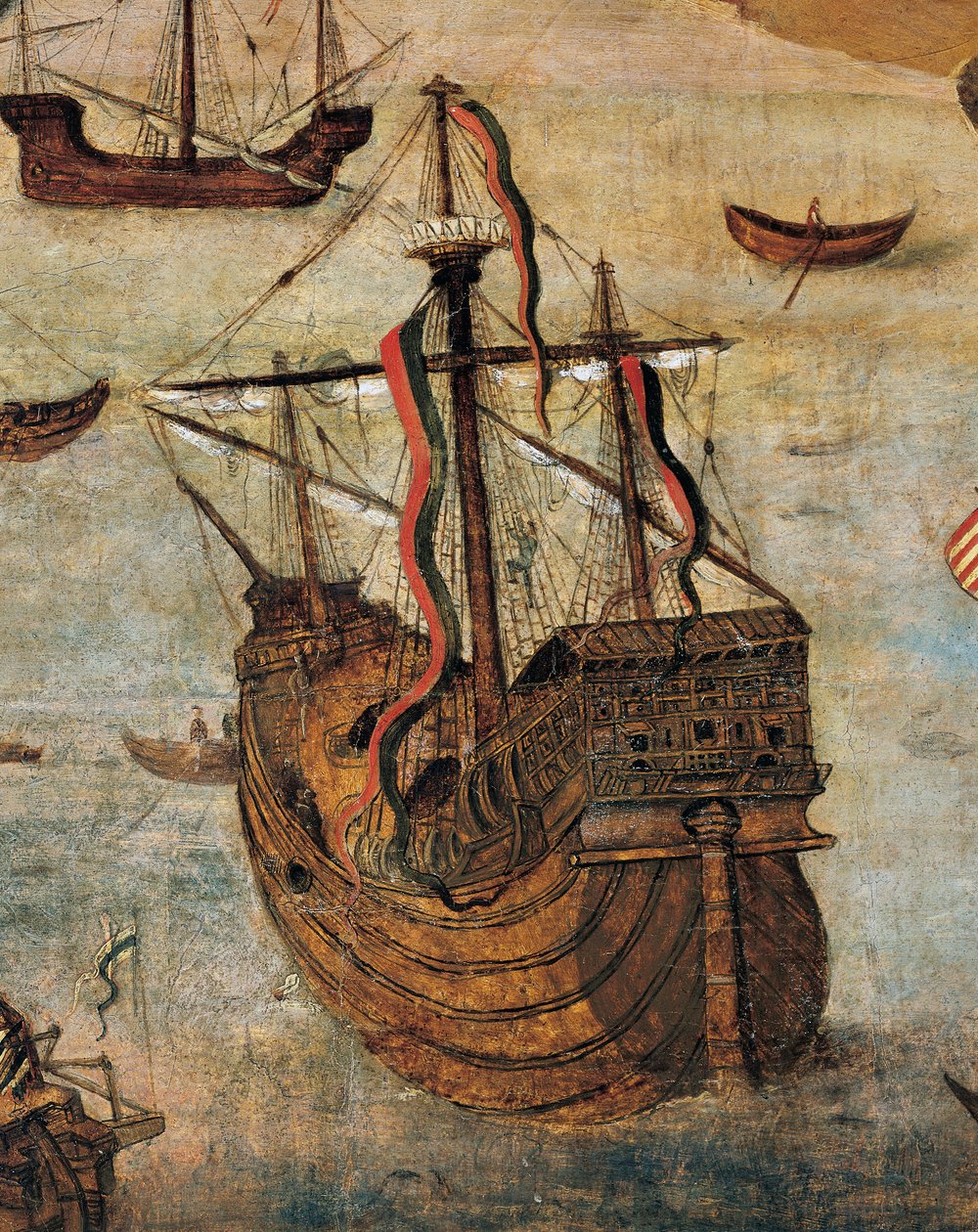 Carabela española (detalle) de Alejo Fernandez