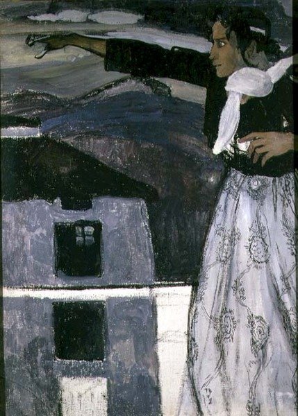 Mujer en Gris de Aleksandr Jakovlevic Golovin