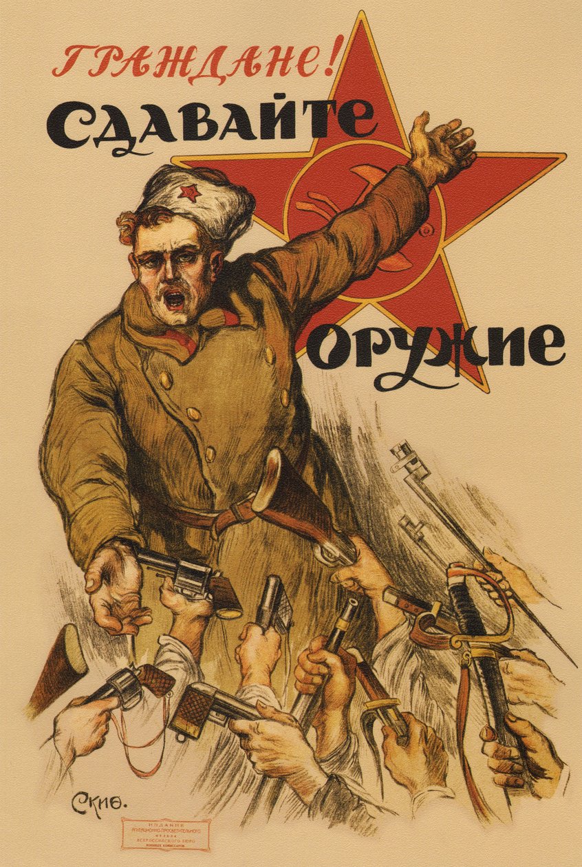 ¡Ciudadanos! Entréguennos sus armas - Apsit, Alexander Petrovich de Aleksandrs Apsit