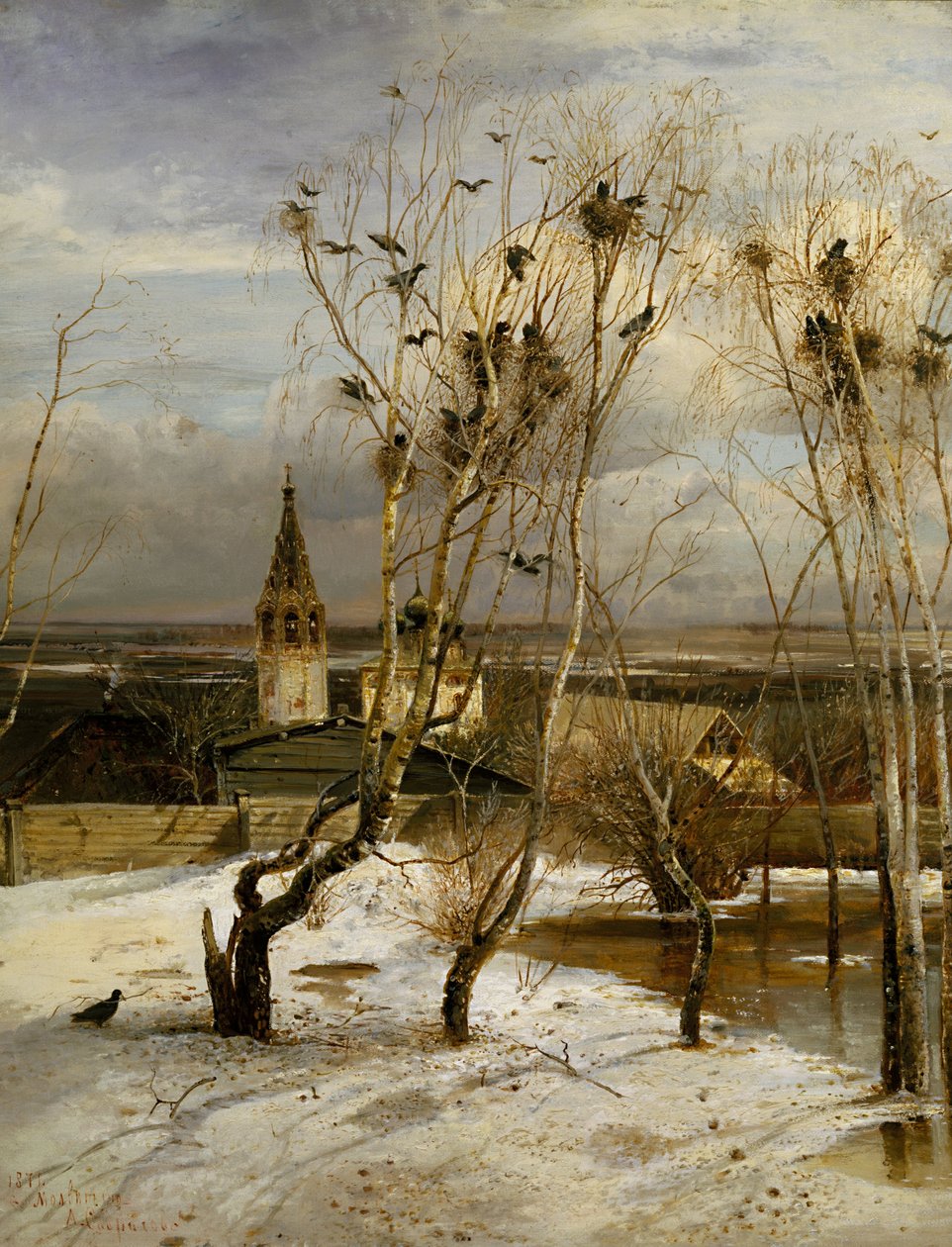 Las cornejas han regresado de Alexei Kondratjewitsch Sawrassow