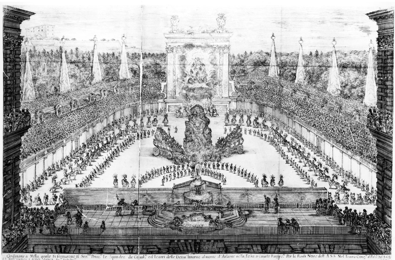 Desfile de Atlas para el matrimonio de Cosimo III de