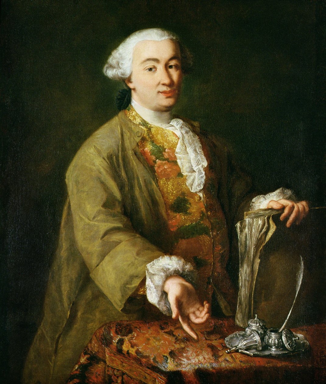 Retrato de Carlo Goldoni de Alessandro Longhi