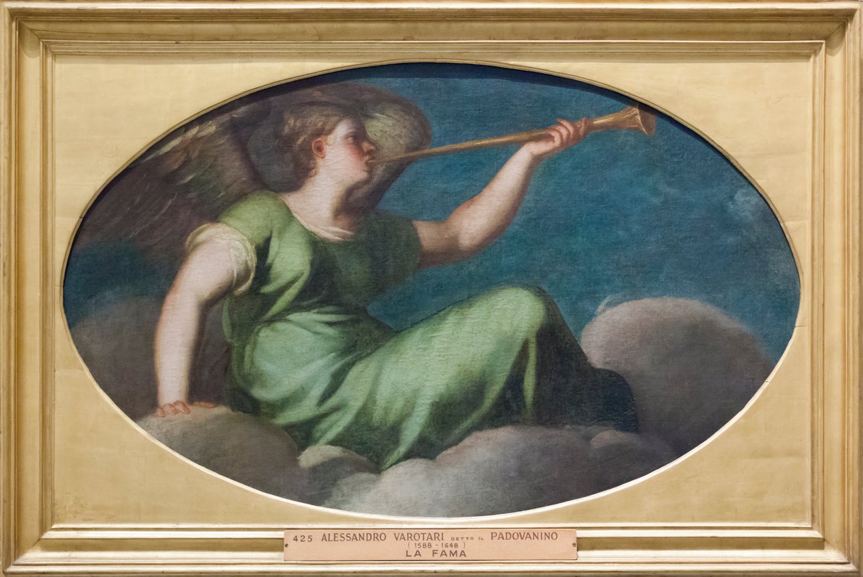 Fama (óleo sobre lienzo) de Alessandro (1588 1648) Varotari