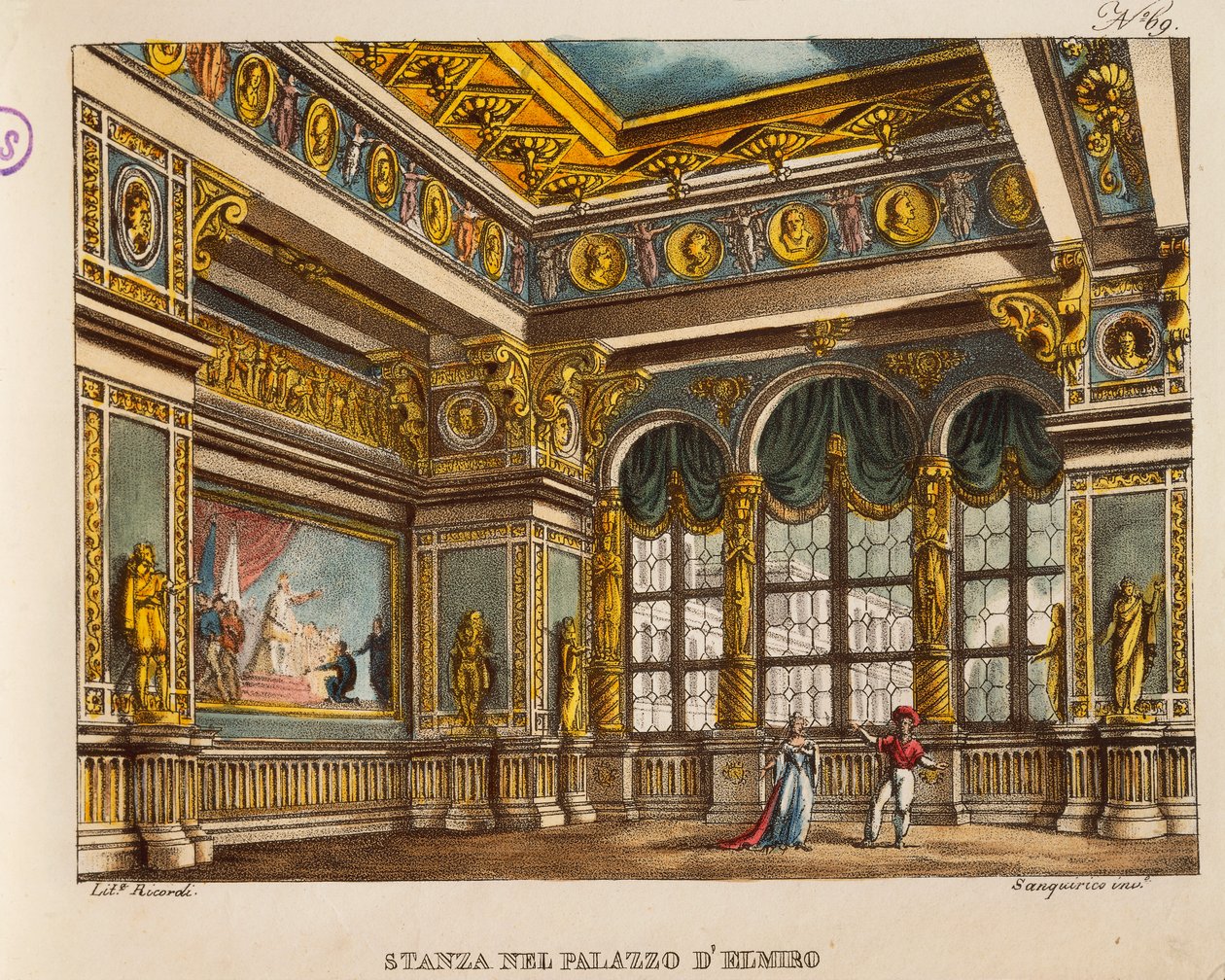 Habitación en el Palacio de Elmiro, de 