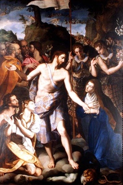 El descenso de Cristo al limbo de Alessandro Allori