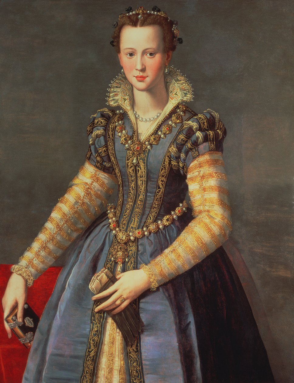 María de Médici (1573-1642), esposa de Enrique IV de Francia (1553-1610) de Alessandro Allori