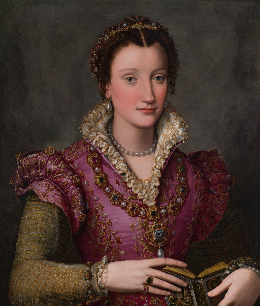 Retrato de una dama, probablemente Camilla Martelli de’Medici de Alessandro Allori
