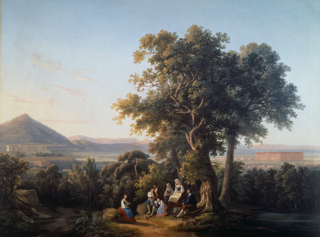 La llanura de Caserta de Alessandro Fergola