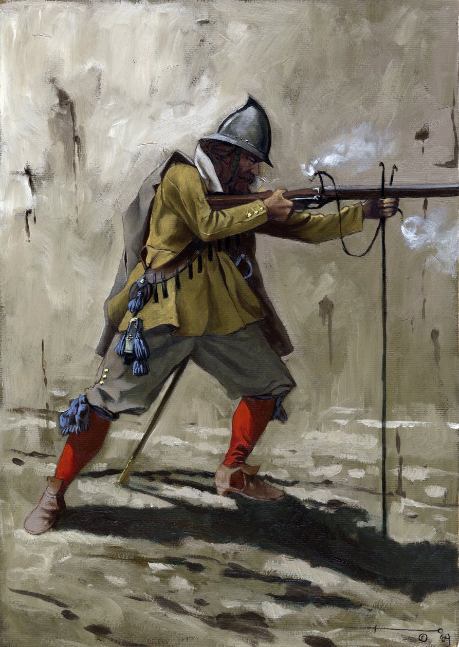 Un tercio, embarcación de la infantería española entre 1534 y 1704. Dibujo de Alessandro Lonati de Alessandro Lonati
