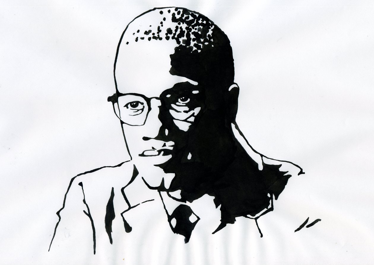 Malcolm X (1925-1965) Activista afroamericano de Alessandro Lonati