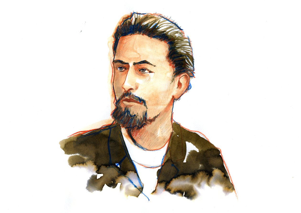Retrato de Antón Chéjov (Chéjov o Chéjov de Alessandro Lonati