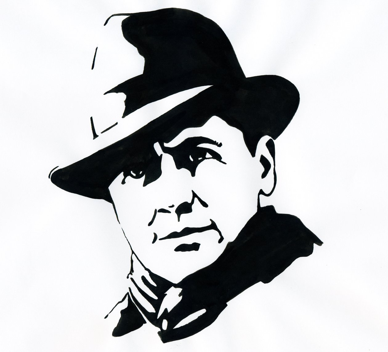 Retrato del prefecto y resistente francés Jean Moulin (1899-1943) de Alessandro Lonati