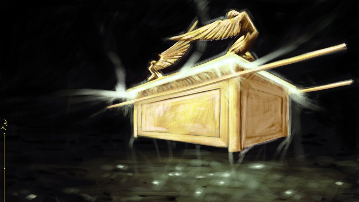Representación del arca de la Santa Alianza. Ilustración de Alesandro Lonati. 2010 de Alessandro Lonati