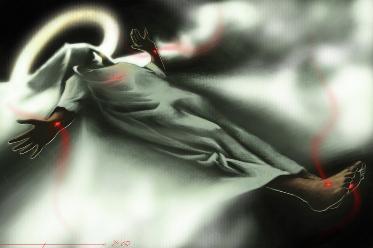 La Resurrección de Cristo. Ilustración de Alessandro Lonati 2010 de Alessandro Lonati