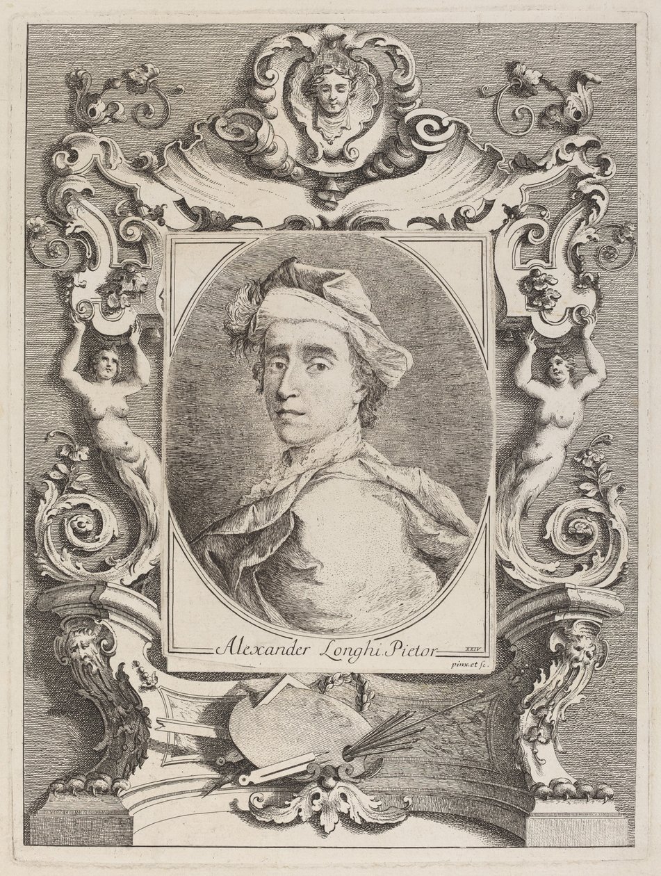 Autorretrato de Alessandro Longhi