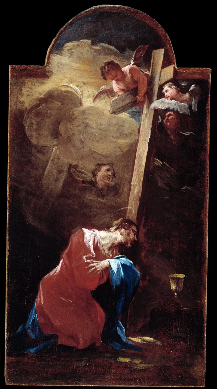 Jesús en el jardín de Alessandro Magnasco