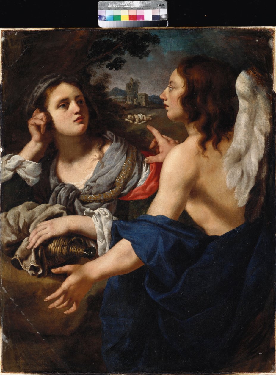 Agar y el ángel de Alessandro Rosi