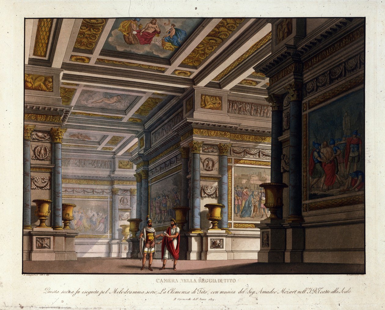Escenografía de Alessandro Sanquirico (1777-1849) para 