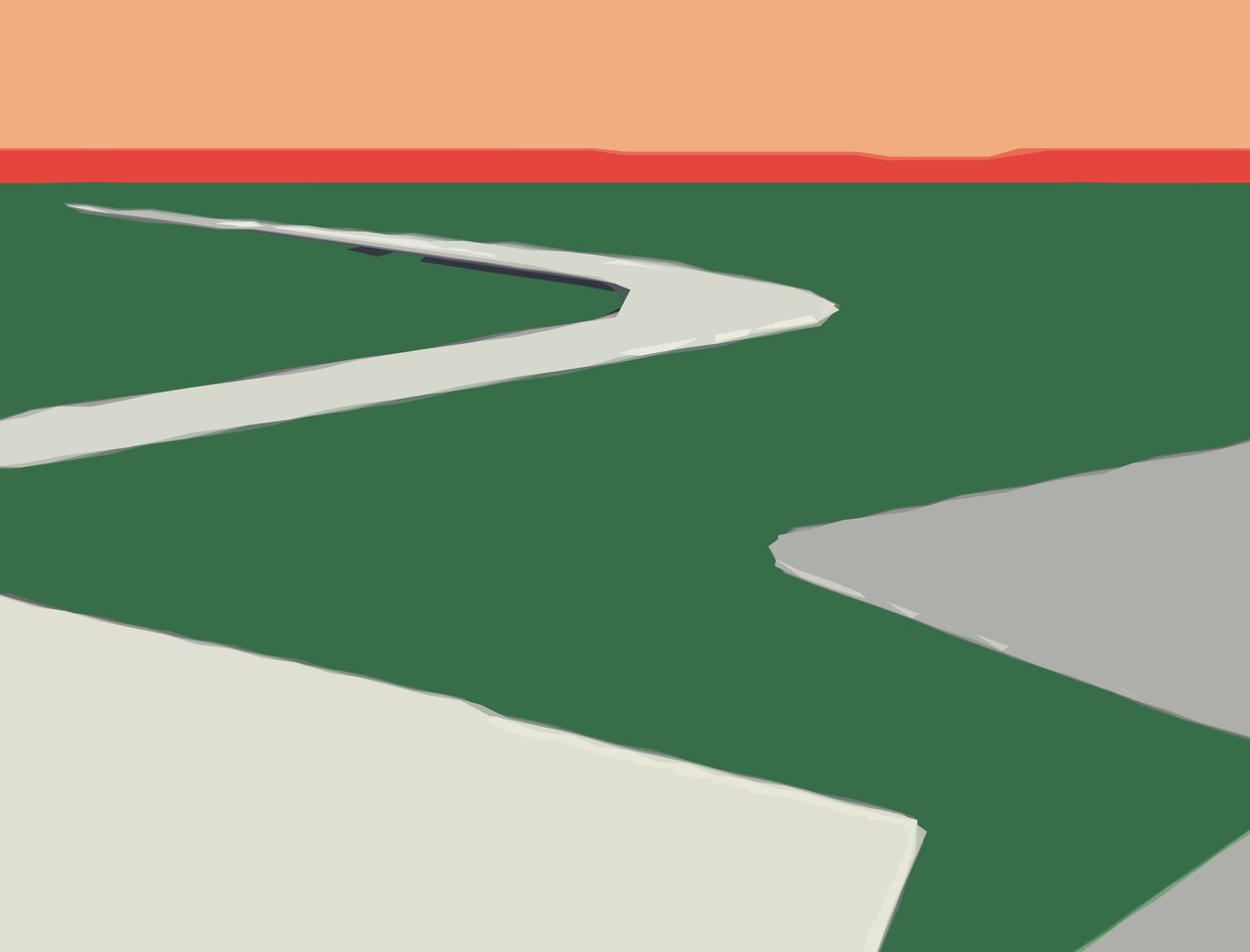 Horizonte. Carretera, 2016 de Alex Caminker