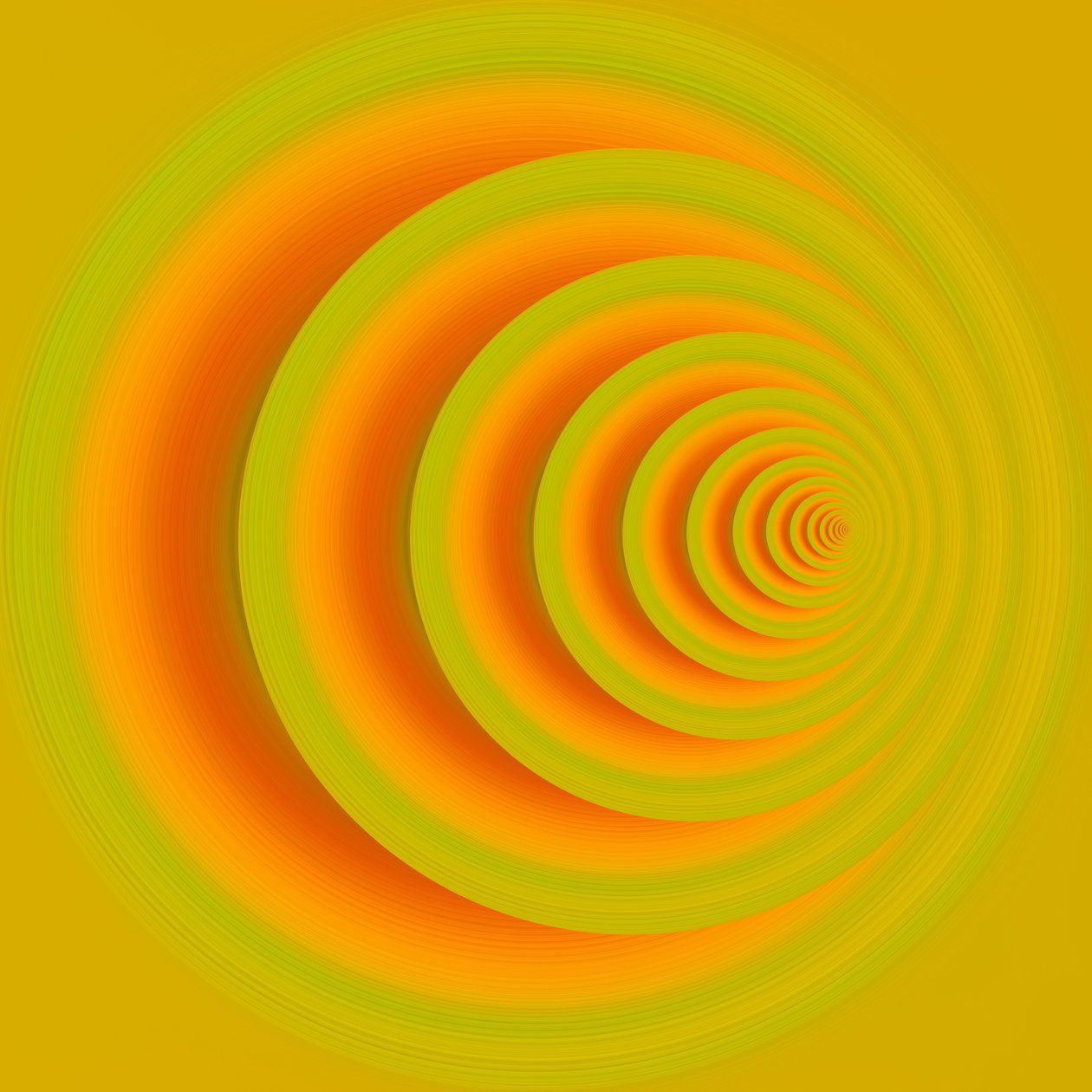 Camino subterráneo (naranja) II, 2019 de Alex Caminker