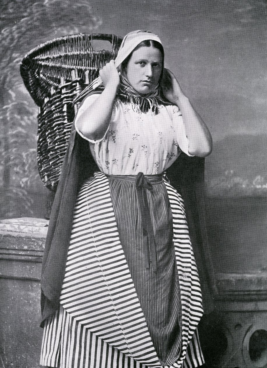 Una pescadera de Newhaven, finales del siglo XIX de Alexander Adam Inglis