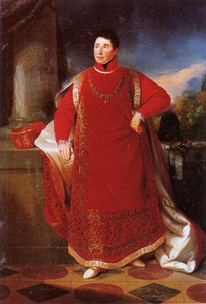 Charles Alain de Rohan como caballero del Toisón de Oro de Alexander Clarot