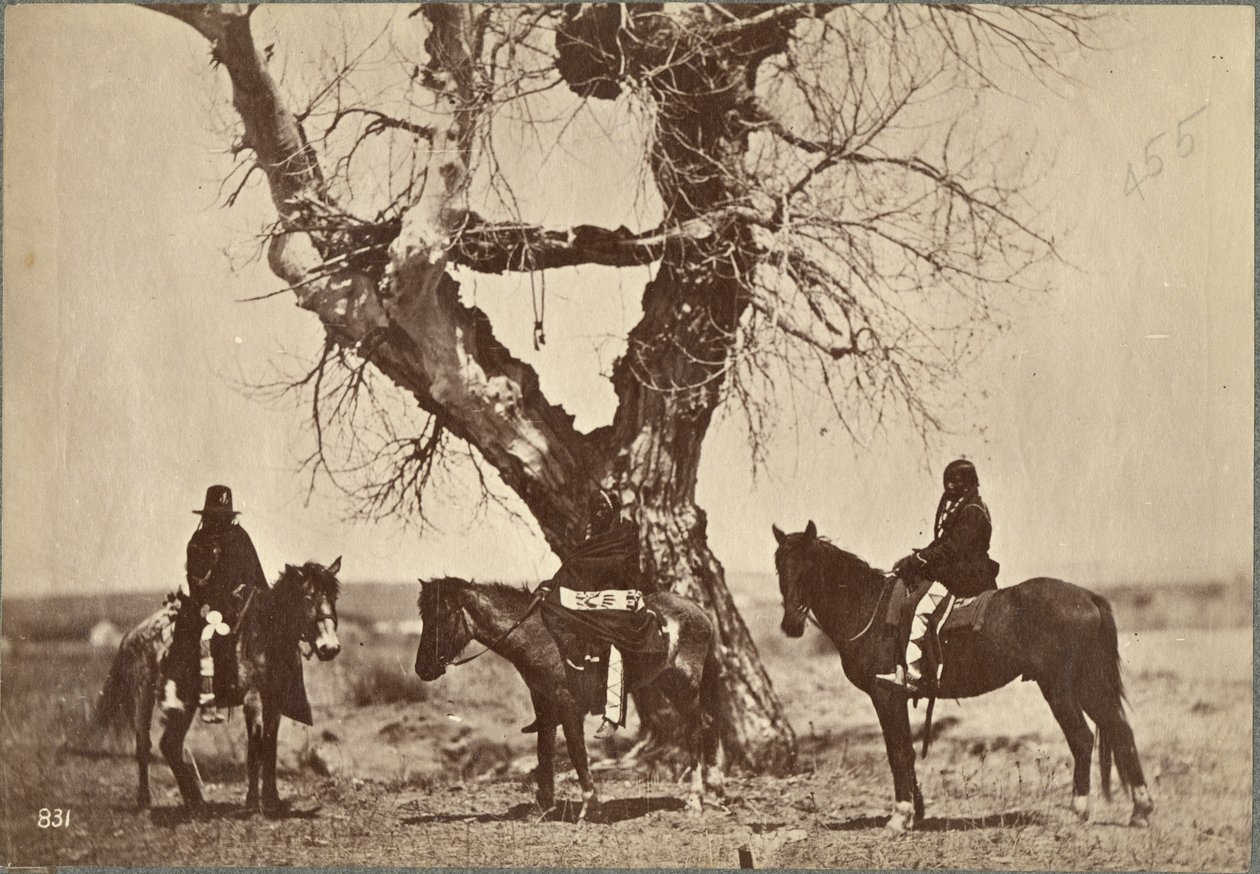 Entierro, Dakota, 1868 de Alexander Gardner