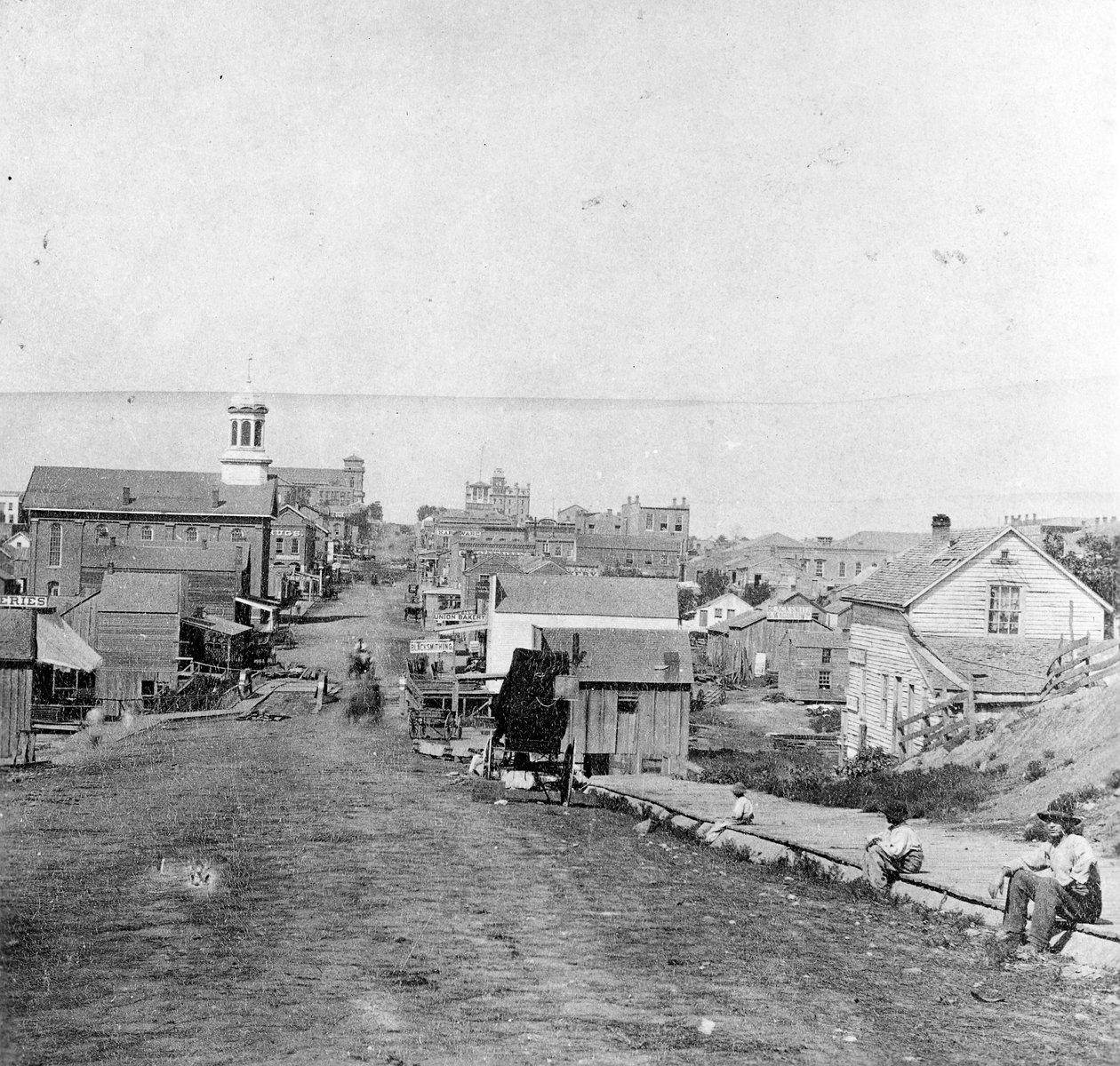 Quinta Calle, Leavenworth, Kansas, 1867 de Alexander Gardner