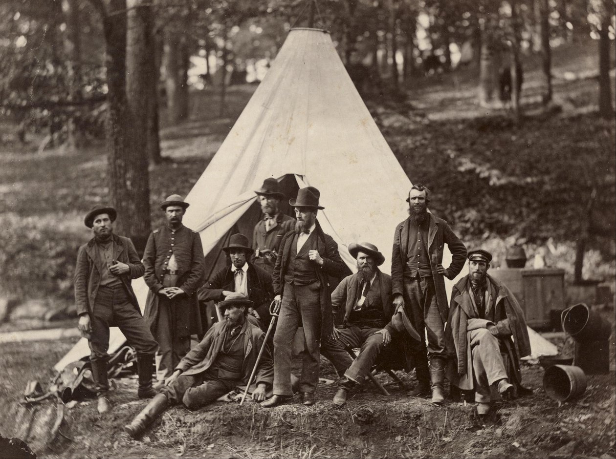 Grupo de guías para el Ejército del Potomac de Alexander Gardner