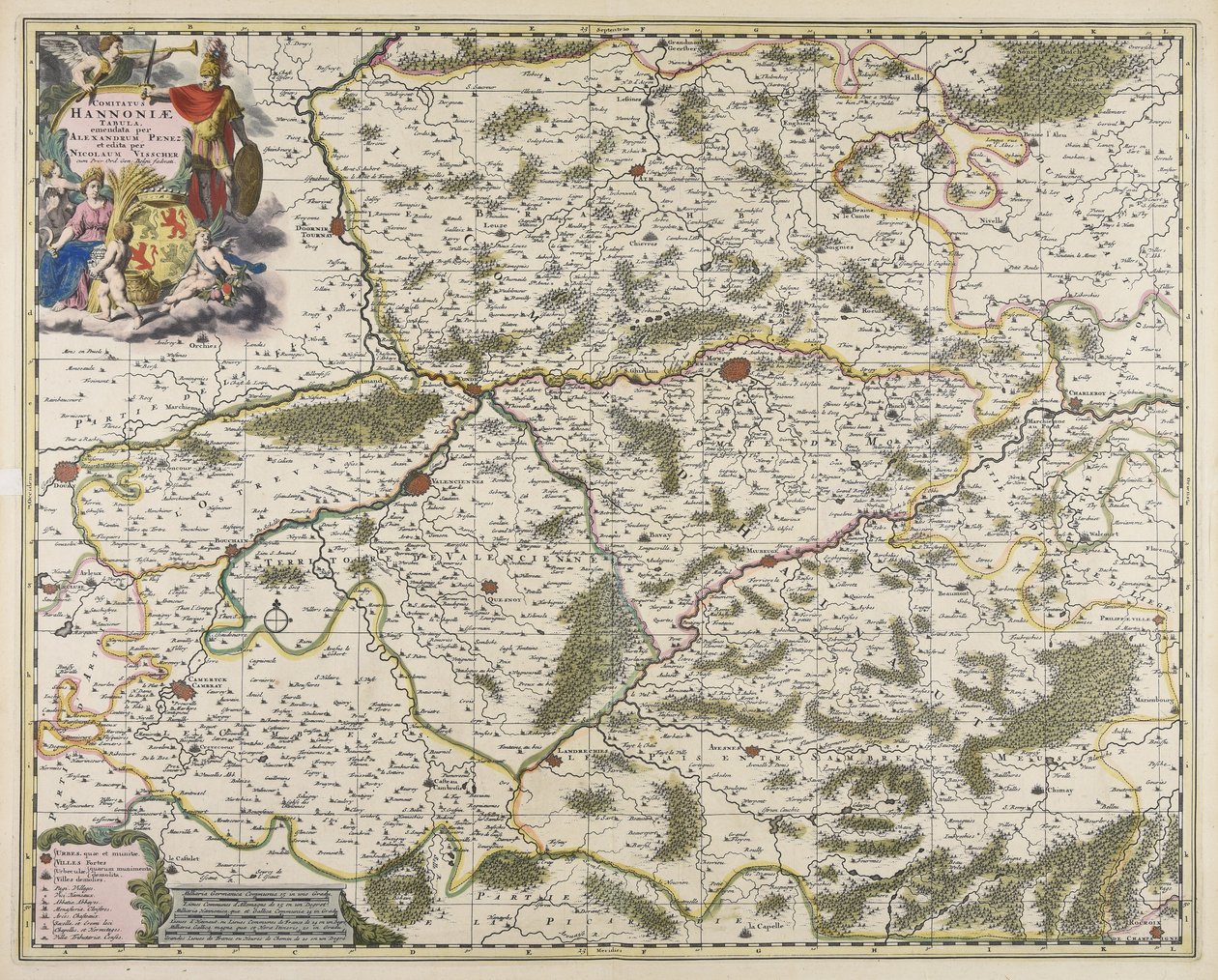 Comitatus Hannoniae tabula de Alexander Penez