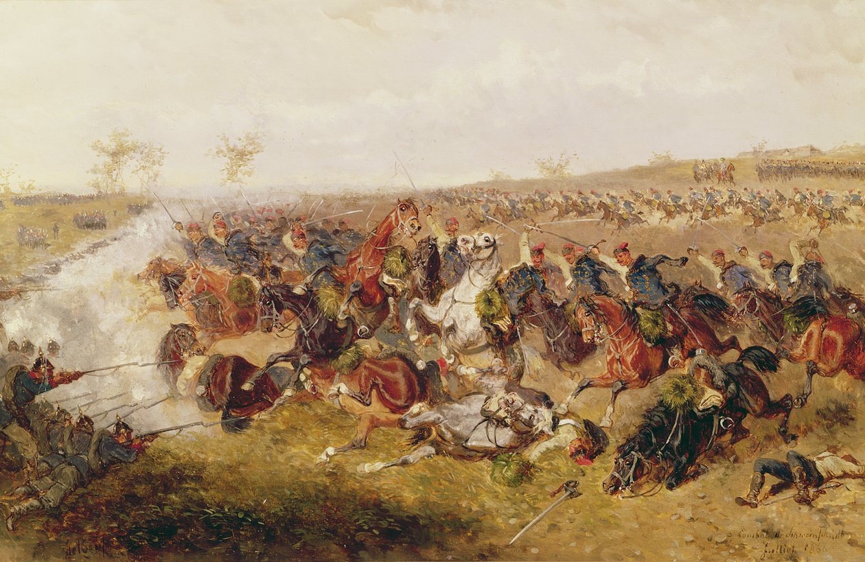 Batalla de Schweinschädel, 29 de julio de 1866 de Alexander von Bensa