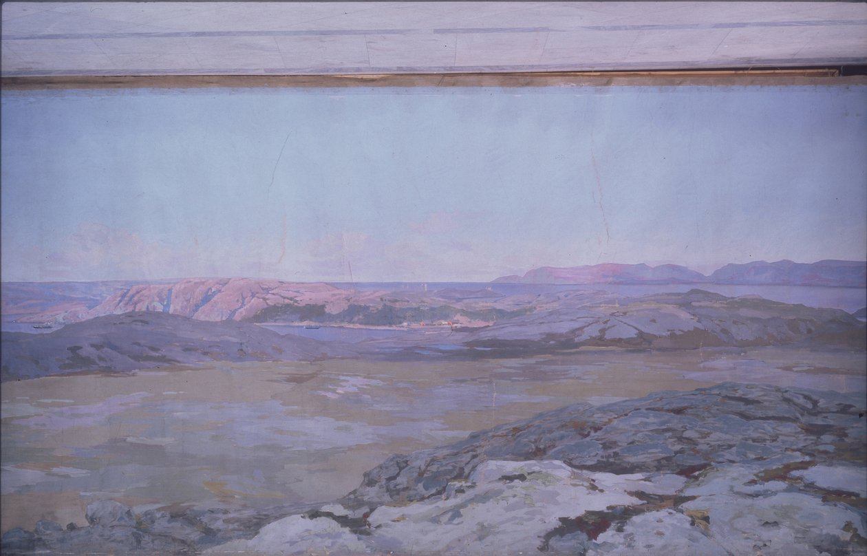 Un fiordo en Noruega de Alexander Alexeyevich Borisov