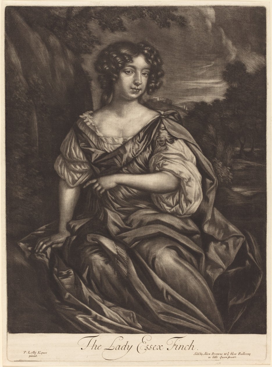 La Dama Essex Finch de Alexander Browne after Sir Peter Lely