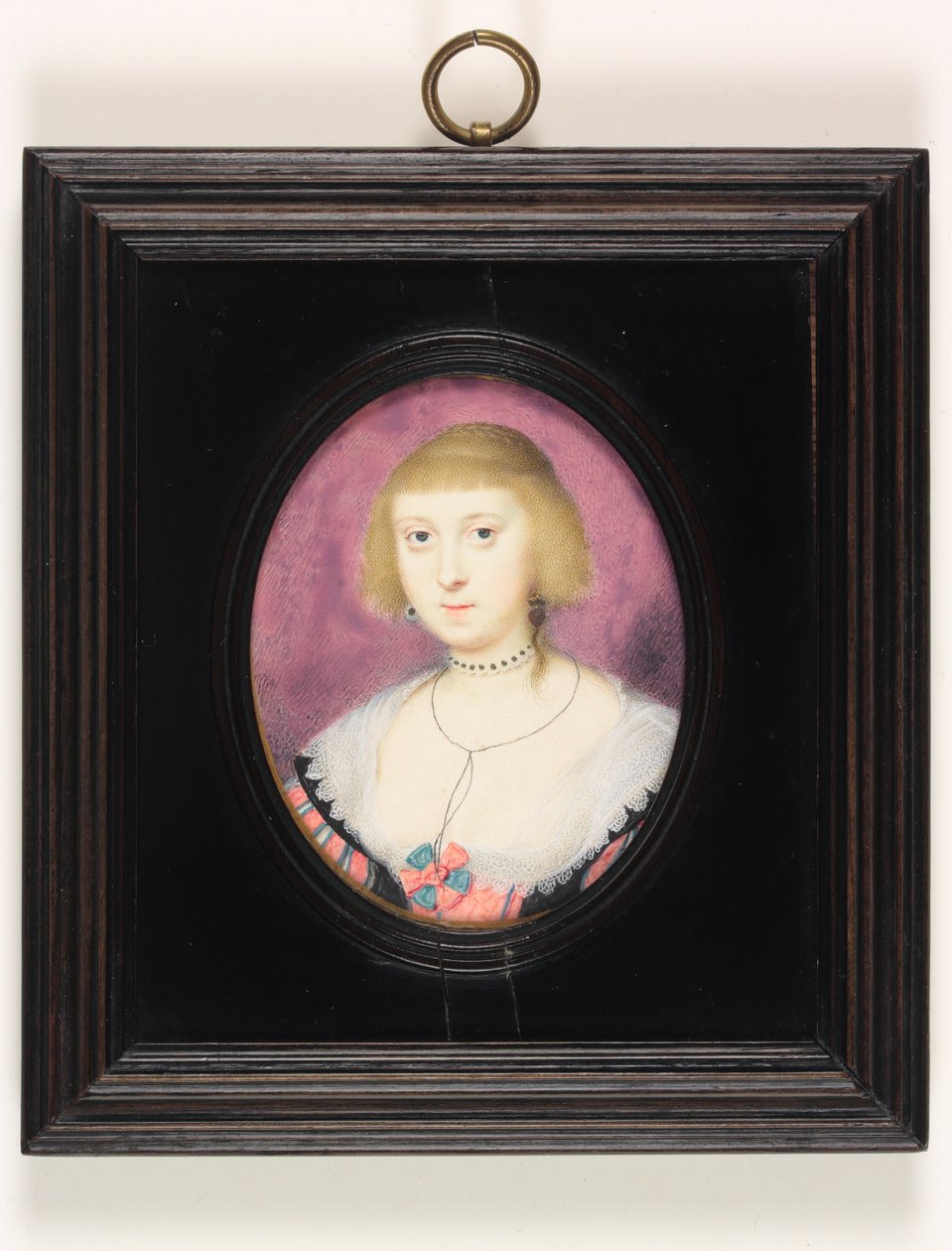 Lady Katherine Manners, Duquesa de Buckingham (acuarela sobre vitela) de Alexander Cooper