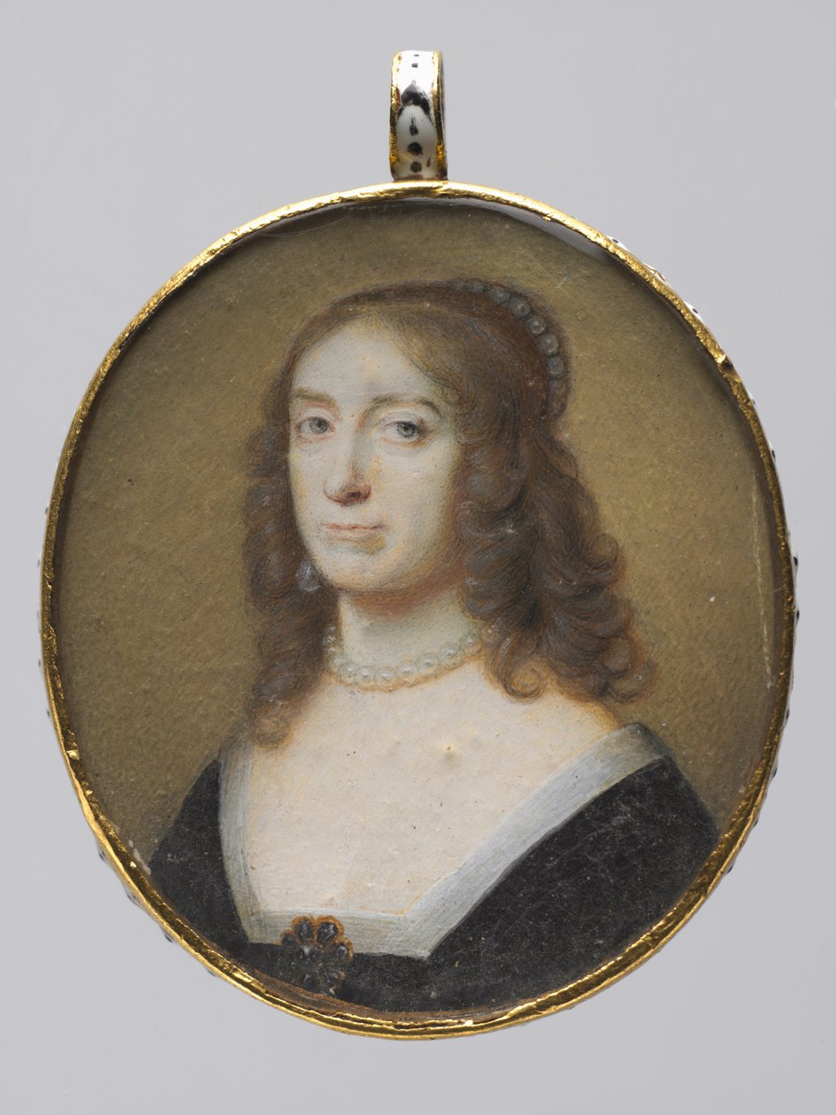 Retrato de Elizabeth Stuart, Electora Palatina y Reina de Bohemia, 1630s de Alexander Cooper