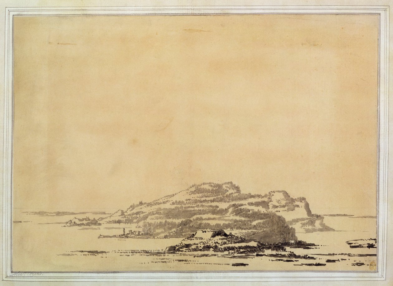 Paisaje fantástico, 1780-85 de Alexander Cozens